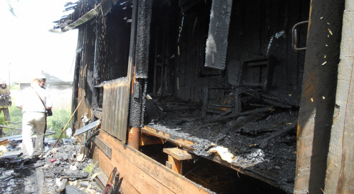 В Кировской области в результате пожара погиб 8-летний мальчик