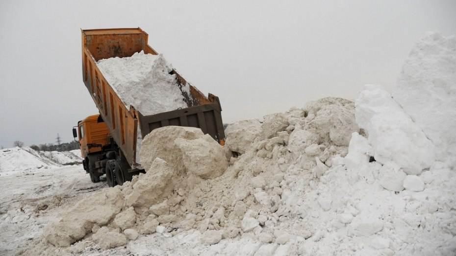 В Чепецке перенесли сроки вывоза снега из города