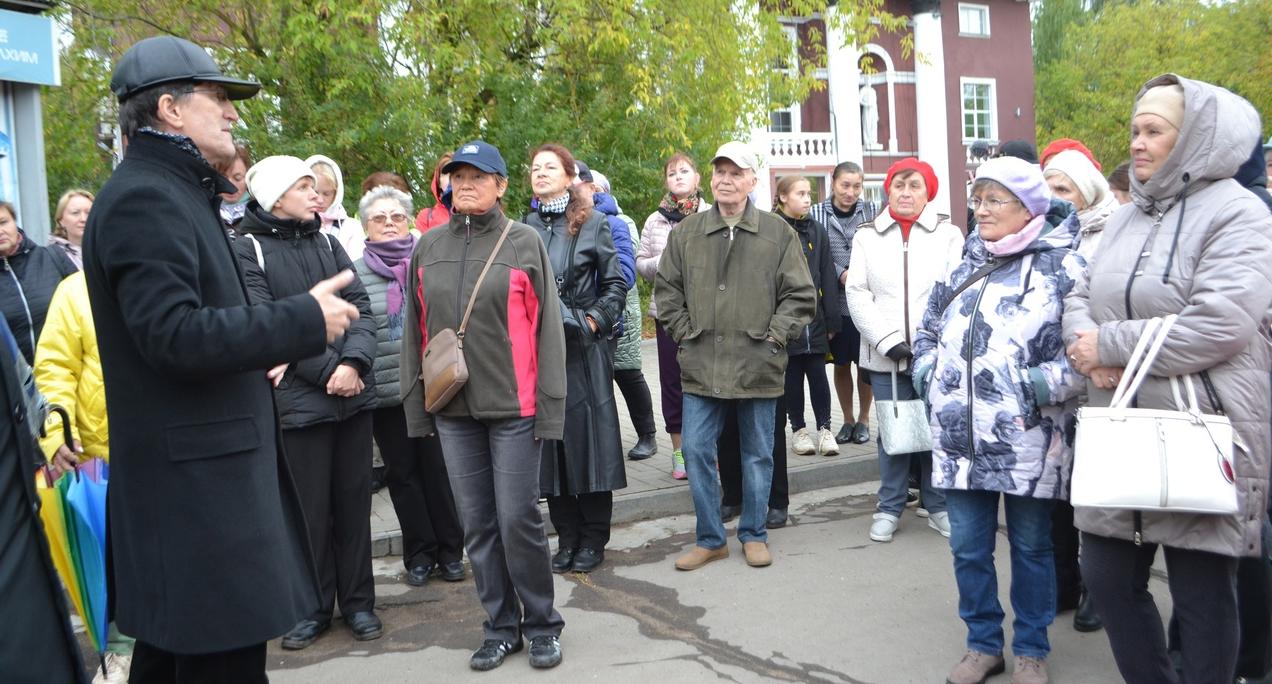 В честь празднования Дня города в Кирово-Чепецке прошла экскурсия «Прошагай город»