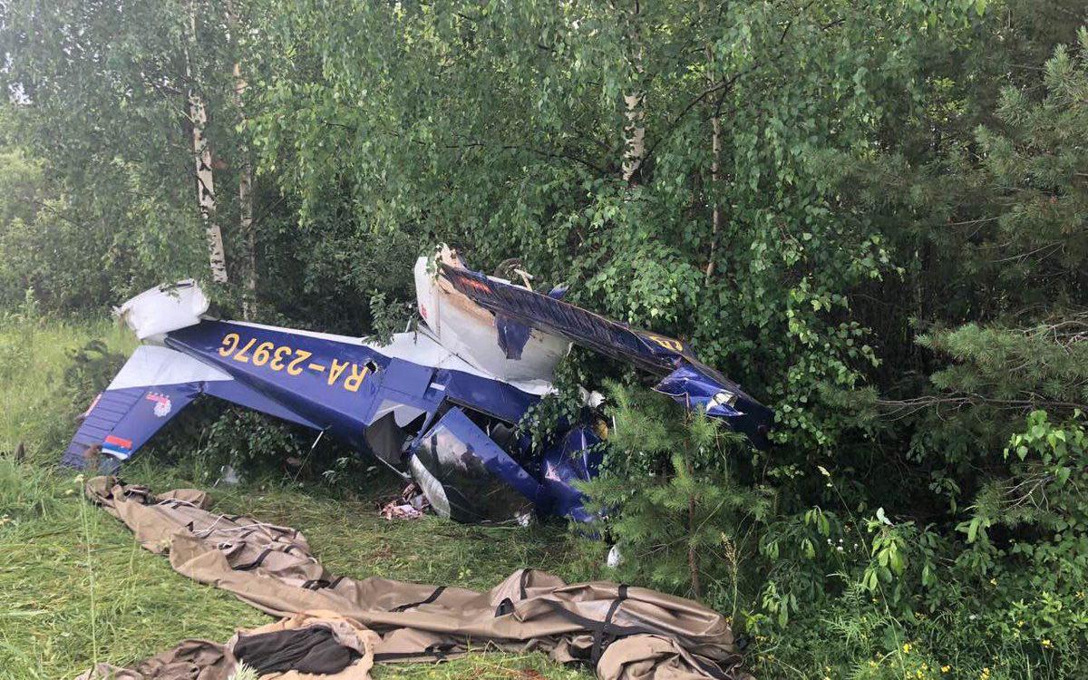 В Кучанах разбился самолет: появились фото с места происшествия
